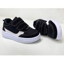 Boys' Casual School Shoes With  Detail - Comfortable - 黑色 - 查看 2