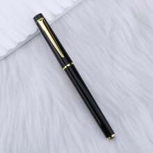 高品质男女通用圆珠笔，黑色墨水，商务礼品笔，办公文具，学生书写笔 - A - 查看 7