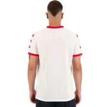 Camisa Kapa Away Player Kombat Bangu 2023 Masculina - Vermelho e Branco - Visão 3