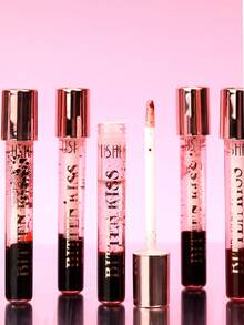 USHAS 双效丰唇珠润唇油，唇油基底+着色液体珠，持久显色，滋润保湿，6种颜色可选，提亮唇色，增添光泽。 - #01 - 查看 9