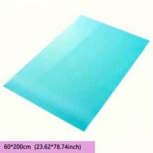 防水防油EVA材质置物垫 - 无需胶水,一次性抽屉垫,适用于厨房橱柜和冰箱,是老房子收纳整理的理想之选,可裁剪至所需尺寸!防潮垫,适用于橱柜、鞋架和台面,只需冲洗即可使用! - 藍白透明 - 查看 20