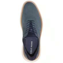 Cole Haan Men's Grand Phaze Laser Quick-On Lace-Up Oxford Shoes |  | Men Casual Athletic Shoes - 海軍藍 Blazer 磨砂皮 - 查看 3