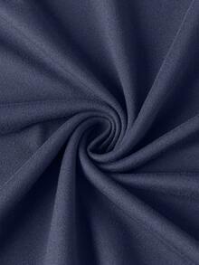 GRDR Men's Fashionable V-Neck Short Sleeve T-Shirt | Exquisite Design | Summer Essential | Easy To Match | Showcase Your Style - Navy Blue - View 9