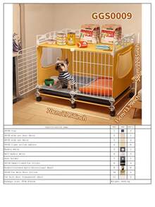Casa para cachorros mediana con bandeja extraíble para una limpieza fácil, diseño modular adecuado para perros pequeños como Pomerania, Teddy, Bichón Frisé - Multicolor - Ver 14