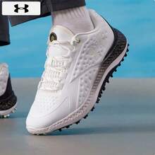 Under Armour Men's New CURRY1 GOLF Sports Shoes, Shock-Absorbing Comfortable Golf Sneakers - White - View 4