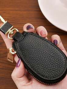 Unisex Mini Zipper Key Holder Pouch, Multifunctional Key Case, High-Quality Car Key Bag - Multicolor - View 2