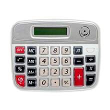 Calculadora De Mesa Escritório 8 Dígitos Max-9835a Unidade Prateado CALCULADORA 8DIG PILHA 12X15CM - Multicolorido - Visão 1