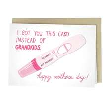 Mothers Day Card - Funny Mother's Day Cards For Mom - 5x7 Inch Individual Greeting Card With Kraft Envelope - Hand-Drawn Designs By Artists - A - View 1