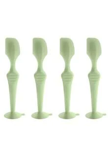 1/2/4pcs Baby Diaper Rash Cream Spatula, Soft Silicone Baby Diaper Rash Cream Brush With Suction Cup Base - Multicolor - View 11