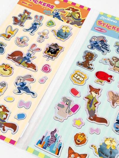 Disney 3D/DIY泡沫贴纸，卡通主题高价值贴纸页，练习册，奖励，教育，儿童剪贴簿