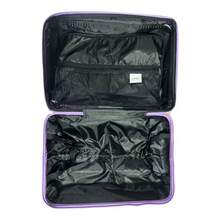 Maletas de 10 kilos o 20 pulgadas con ruedas giratorias y diseño elegante para viajes y vacaciones - Morado - Ver 2