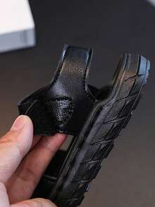 Children's Flat Sandals / Children's Lightweight Soft-Sole Open-Toe Flat Sandals - Black - View 6