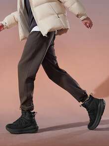 CAMEL CROWN Herren Outdoor Hohe Sportschuhe, neuer Herbst/Winter Stil, rutschfest, warm, Lässig Wanderschuhe - Dunkles Schlossgrau - Übersicht 3