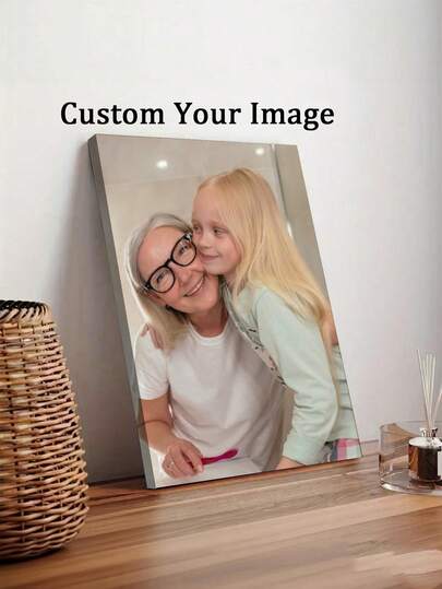 1pc Unique Personalized Canvas Print - Custom Artwork Printing, Stunning Modern Decorative Wall Art, Canvas Wall Decor Customized With Your Cherished Photos. Fashionable Home Decor, Wall Decoration, Custom Wall Art, Personalized Gift, Canvas Art