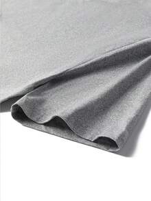 GRDR Men's Fashionable V-Neck Short Sleeve T-Shirt | Exquisite Design | Summer Essential | Easy To Match | Showcase Your Style - Light Grey - View 6