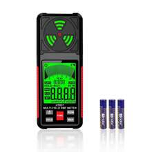 EMF Meter, 3-In-1 Electromagnetic Field Radiation Detector For E F RF MF - Black - View 12