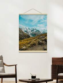1pc Customized Canvas Poster Frame With Fixed Bracket Hook, Turn Your Photos Into Personalized Wall Art, High-Quality Custom Photo Canvas Made Of Natural Paulownia Wood, Suitable For Wall Decor In Home, Wedding, Office And Other Occasions - Multicolor - View 9
