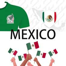 12 Piezas Bandera de México 21x14cm con Palo de Mano, Banderas Mexicanas para Mundial, Eventos Deportivos, Fiestas Patrias y Celebraciones - 12 Piezas - Ver 4