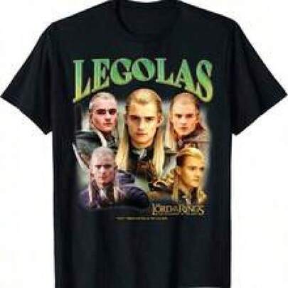 Geschenke zum Frauentag 2026, modisches Freizeit-T-Shirt für Damen und Herren, "Herr der Ringe"-T-Shirt "Legolas Elf aus der Ring-gebundenen Gesellschaft", Unisex-Fußball-T-Shirt mit Grafikdruck für S-Party, Größe von S-XXXL, Sport-T-Shirt, Herrenbekleidung, Oberteile für Männer, Oberteile für Frauen, Unisex-Grafik-T-Shirt für den St. Patrick's Day und den Frauentag, Muttertag, Vatertag, Familien-Outfit für den Spieltag, perfektes St. Patrick's Day-Geschenk und Urlaubsgeschenk für Männer und Frauen, lässiges T-Shirt für Frühling, Sommer, Herbst, Freizeitkleidung für draußen.