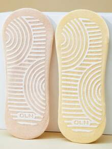 2/5 Paar Damen Yoga Pilates Antirutsch-Socken für Fitness, Training - Verschiedenfarbig - Übersicht 5