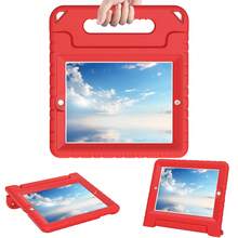 High-Quality Tablet Protective Case With Stand, Built-In Screen Protector, Shock-Resistant Lightweight Handgrip Cover - Red - View 16