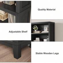 Bookcase - สีดำ - ดู 6