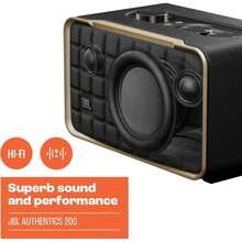 JBL Authentics 200 - Wireless Home Speaker, Built In Wi-Fi, Bluetooth And Voice Assistants, Built In Alexa And Google Assistant - 查看 5