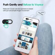 5/10pcs Camera Privacy Cover, Universal Webcam Lens Sticker For Laptop, Phone, Computer, Anti-Spy Peeping, Thin And Invisible, Won't Affect Usage - View 7