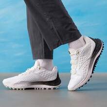 Under Armour Men's New CURRY1 GOLF Sports Shoes, Shock-Absorbing Comfortable Golf Sneakers - White - View 9