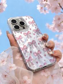 1件装独特领结图案美学羽毛炫彩防水防指纹防刮透明IMD软面光滑手机壳，兼容 16 Pro Max/16/16 Pro/16 Plus/15/15 Pro Max/15 Pro/11/12/13/14 Pro Max/11 Pro Max/12 Pro/12 Pro Max/13 Pro/13 Pro Max/14 Pro/14 Pro Max，优雅创意设计 - 彩色 - 查看 2