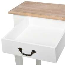 HOMCOM Bench Table - White - View 9