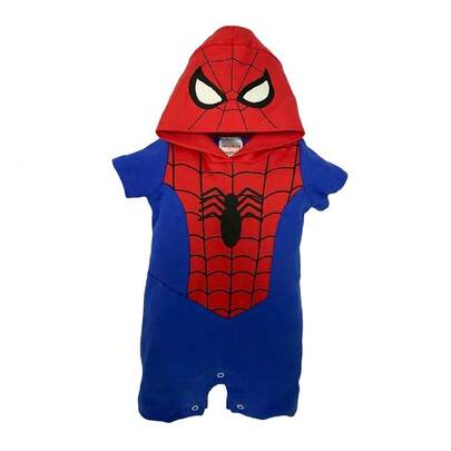 Marvel Pañalero largo con gorro diseño estampado para Bebé