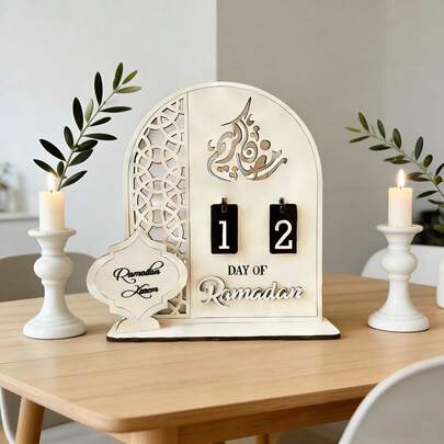 Best-Selling Cross-Border Wooden Holiday Countdown Calendar Decor, Suitable For Holiday Gifts