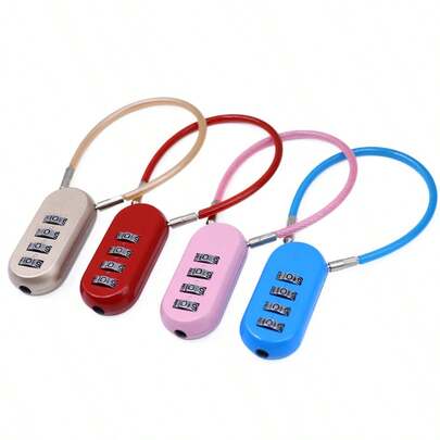 Colorful Hanging Digital Password Lock, Anti-Theft Security Stationery Luggage Lock, Suitable For Suitcase, Backpack, Gym Locker, Travel Bag, Classroom Locker, Also Suitable For Travel Storage Cabinet And Holiday Luggage