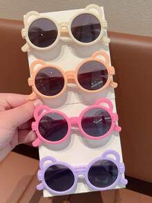 2/4Pcs Girls Cute Newest Heart Kids Children Fashion Glasses Baby Eyewear ,Card Only Show,Don't Shipping - Multicolor - View 10