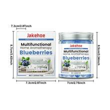 Aromatizante Sólido Para El Hogar, Fragancia Duradera Y Natural, Elimina Olores Desagradables, Uso Fácil Sin Mantenimiento, Ideal Para Sala, Dormitorio, Baño Y Espacios Cerrados. - 1 pieza de aroma de arándano - Ver 3