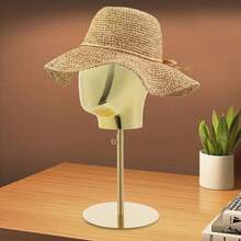 Mannequin Head With Stand Tabletop Mannequin Head With Adjustable Height Stand - Mannequin Head With Stand - View 4