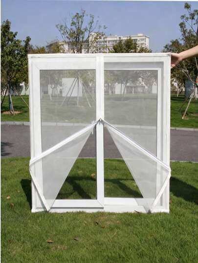 1pc Invisible Mosquito Net Screen! High Density Mesh, Breathable, Easy Installation And Removal, Suitable For Living Room, Bedroom, Office!