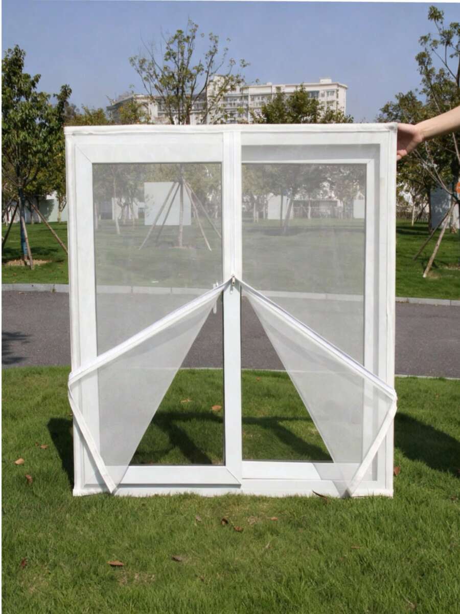 1pc Invisible Mosquito Net Screen! High Density Mesh, Breathable, Easy Installation And Removal, Suitable For Living Room, Bedroom, Office!