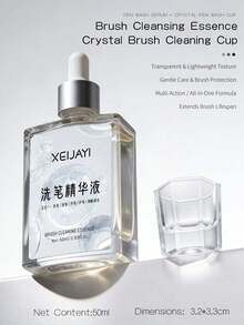 XEIJAYI 1瓶50毫升丙烯酸指甲刷清洁剂，丙烯酸指甲刷清洁液，指甲凝胶刷清洁剂，美甲师丙烯酸刷清洁剂，指甲油清洁卸甲水，美甲沙龙DIY刷子清洗水，美甲护理 - 50ml洗筆精華液 - 查看 7