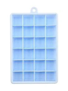 1pc Silicone Ice Cube Tray With Lid, Square Ice Cube Mold With 24 Cavities, Suitable For Cocktails, Chocolate, Juice - Multicolor - View 10