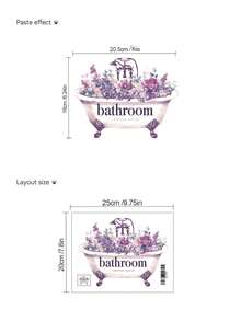 1张墙纸 – 即撕即贴墙贴，PVC自粘可移除墙贴，适用于瓷砖墙面装饰和家居装饰，卧室窗户、客厅、厨房、办公室、卫生间 - pvc自黏 - 查看 12