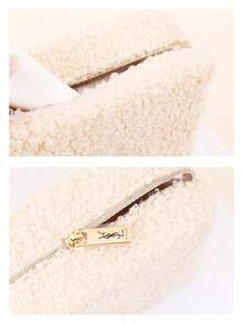 Yves Saint Laurent Women's Medium White Cosmetic Bag - Travel Organizer - White - View 8