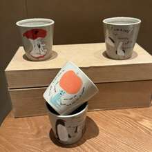 180毫升手绘陶瓷浓缩咖啡杯套装 - 可爱动物水果图案咖啡杯，咖啡爱好者的理想之选 - 彩色 - 查看 4