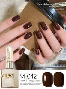 XEIJAYI 1pc 15ml Glossy Gel Nail Polish Soak Off LED Cured, Perfect For DIY Manicures & Salon Quality Home Use, Ideal Gift For Women - 彩色 - 查看 38