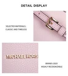 Michael Kors Mercer Solid Color Women's Single Shoulder Handbag 35S1GM9M2T PWD BLSH MLT - 粉紅色35S1GM9M2T PWD BLSH MLT - 查看 8
