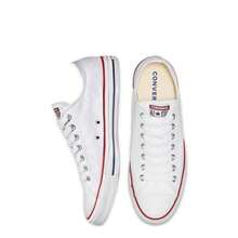 Converse AS Low Canvas PS White Sneaker For Kids: Iconic And Classic Design For The Little Ones. Comfortable Canvas Upper With Rubber Sole, Ideal For Any Casual Occasion. Brand - 白色 - 查看 3