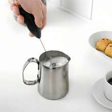 1pc Handheld Electric Egg Beater - Battery Powered Mini Mixer With Stainless Steel Whisk Attachments, Compact Lightweight Design For Eggs, Coffee, Tea, Pancake Batter - Plastic, Batteries Not Included - Multi-color Best-selling Egg Beater - View 6