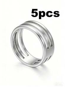 1/5/10/20/30/50/100 piezas Anillos divididos abiertos, anillos divididos convenientes adecuados para la fabricación de joyas, pulseras, collares - Amarillo Oro - Ver 15