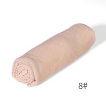 女士高品质真丝汗布头巾，防风防沙围巾，全年适用 - 彩色 - 查看 37